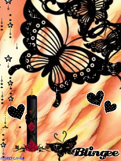 Бархатные бабочки. Анимированные заставки на телефон 240х320.